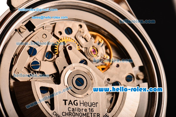 Tag Heuer Carrera Calibre 16 Day/Date Swiss ETA 7750 Automatic Steel Case/Strap with Black Dial - 1:1 Original - Click Image to Close